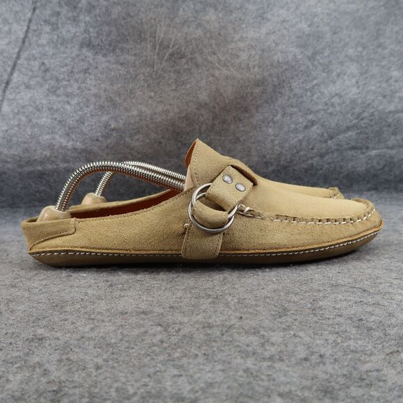 Quoddy Shoes Womens 10.5 Slip On Ring Mule Leather Handcrafted Fashion Comfort - Picture 15 of 15